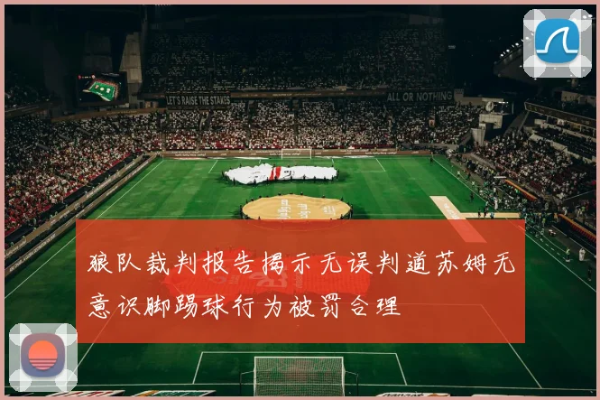 狼队裁判报告揭示无误判道苏姆无意识脚踢球行为被罚合理